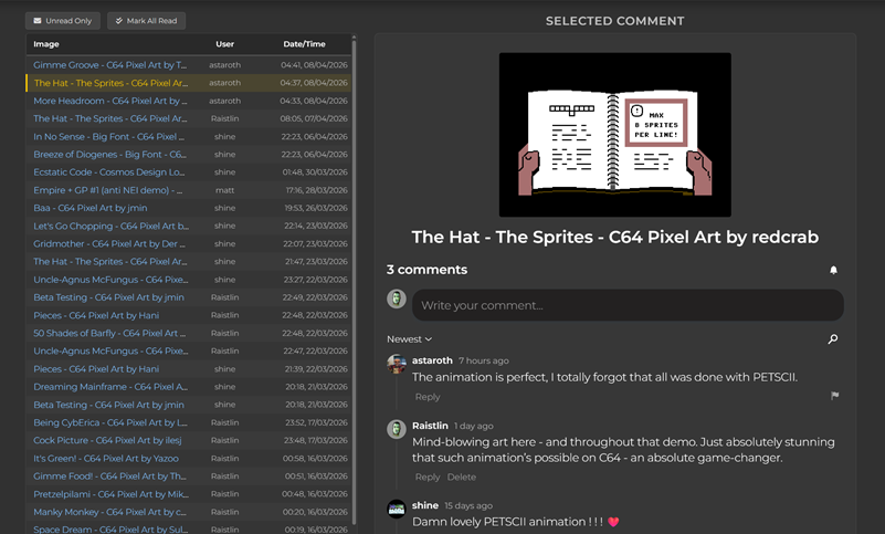 Comments Page
