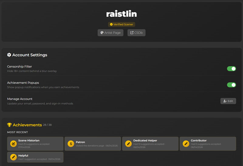 User Profile Overview