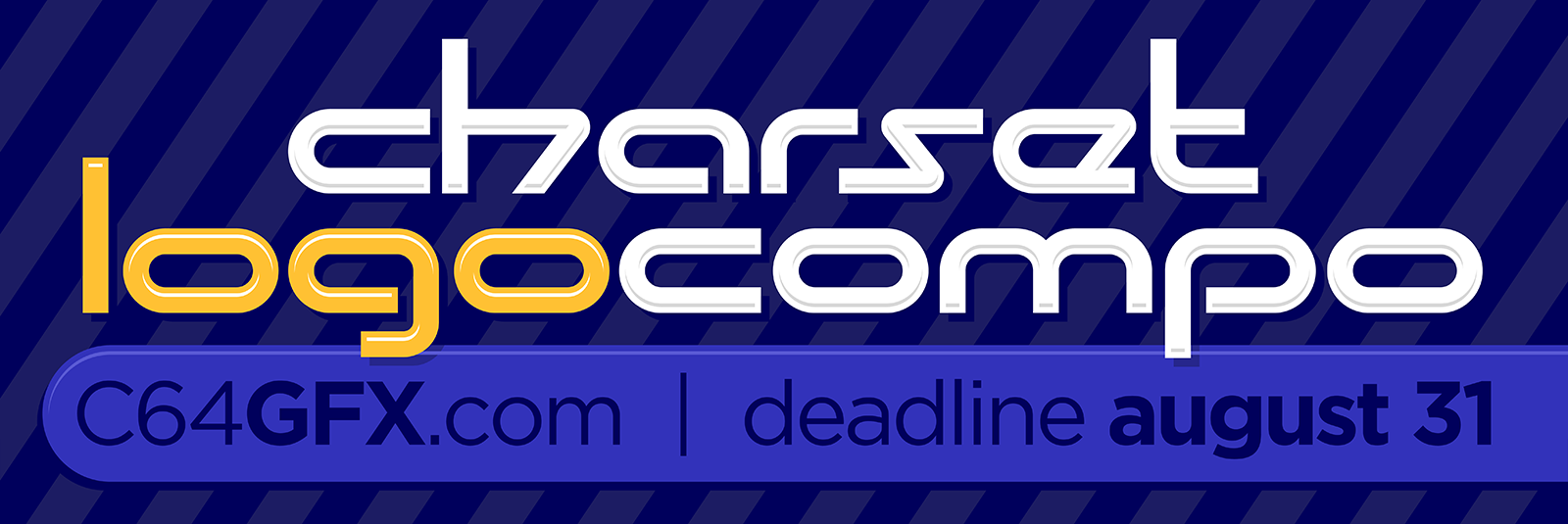 CharSet Logo Compo 2026 — C64GFX.com — deadline August 31